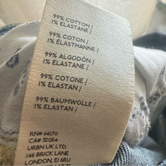 PILCRO & THE LETTERPRESS ANTHRO Distressed Skinny Jean size 26 - Picture 7 of 8